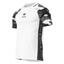 White and black camouflage athletic shirt with 'Brzerk' branding on a white background